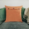 Kudde/dekorativt modeomslag God Comfort Sofa Cushion Cover oavbruten fyrkantig kuddefodral med vintage-knappskydd R230629