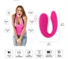 U-Form G-Punkt-Vibrator Klitoris-Stimulator Wir Orgasmus Paare Strapon Vibe Anal Weiblicher Masturbator für Frau.