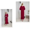 Women's Sleepwear Womens Nightdress Cotton Long Sleeve Nightgown For Women Elegant Retro Spring Dress Loose Nightwear Home Clothes