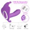 Seksspeeltje Stimulator Slijtage Dildo Vibrator Speelgoed voor Vrouwen Orgasme Masturbator g Spot Clit Stimuleren Afstandsbediening Slipje Vibrators Seksspeeltjes Speelgoed