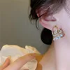 Stud Earrings Women's Light Luxury Gift Alloy Flat Back Earring Little Girl Clip On