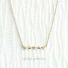 Hailer joyas 2023 fine moissanite pendant thin chain gemstone necklace sterling silver dainty necklaces
