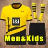 Maillots de football Haller 23 24 Chemise de football REUS DORTMUND NEONGELB BELLINGHAM HUMMELS BRANDT Hommes Maillot de Foot 2023 2024 Gardien de but Ensemble complet Chaussettes Adulte Enfants Enfant