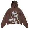 Herrtröjor tröjor goth harajuku skalle anime grafisk hoodie man grunge kvinnlig långärmad tröja kvinnor y2k kläder jacka hoodie ins j230629