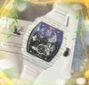 Высококачественный корпус из волокна и дерева, мужские часы 43 мм, популярный резиновый многоцветный ремень, деловой кэжуал, импортный кварцевый механизм, военный бутик, студенческие наручные часы
