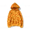 Heren Designer Jas Vest Zip Up Hoodie Top Ape Head Oranje Camouflage Sweatshirt High Street Paar Jassen Hoodies Voor Heren Kleding