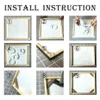 Frames Wooden Pictures Frame For Wall Canvas Frame Diamond Painting Large Size DIY Picture and Poster Wall Frame Pine Composite Decor 230628