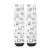 Мужские носки Sketch Black And White BOOBS Straight Male Mens Women Autumn Stockings Polyester