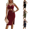 Casual Dresses For Women 2023 Summer Dress Temperament Women's Sexy Hollow Suspender