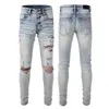 Casual Streetwear Black Slim Fit Jeans Men Autumn Masculina Letter Jeans Pants Trendy Dance Club Skinny S Toursers N5