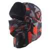 Berets Winddichte Warme Mütze Winter Bomber Hüte Männer Frauen Thermische Trooper Schnee Ski Cap Acryl Lei Feng Caps Gorras