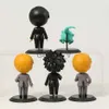 Minifig Mob Psycho 100 Shigeo Ritsu Kageyama Reigen Arataka الشكل تمثال نموذج الدمى مجموعة اللعب J230629