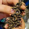 Naszyjniki wiszące 1pcs/partia Tybetańskie narodowe stare przedmioty mini brązowy artefakt buddyzm przyczyny Bell Pestle Brass Precious Jewelry Ward zło