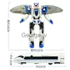 Minifig ABS Classics China High Speed ​​Railway Super Train Robot Transformation Toy Deformation Car Action Figur CHSR Toy for Kids Toys J230629