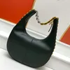 حقائب كتف مصمم Hobo Bag Croissant Axillary Package Women Crescent Bottom Chain Bag Brand Real Leather Hand Bags Lady Luxury Shopping Bag Handbag جودة عالية