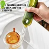 Cleaning Brush 3 In 1 U-shaped Cup Brush Mouth Creative Bottle Rotatable Groove Gap Cleaning Brushes Household Cleaning Tools