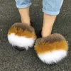 Sandales Nouvelle Arrivée Chaude Femmes Chaud En Peluche De Fourrure Pantoufles Dames Coloré Attrayant Ry Diapositives Fille Maison Moelleux Doux Chaussures Plates 230417