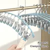 Hangers Legging Organizer Clothing Hanger Storage Hook Rotatable Household Accessories Simple Style Closet Clip Pants