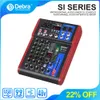 Materyal Debra Si4ux Pro Mixer Ses Arayüzü DJ Mixing Konsol Kontrolörü Karaoke Kayıt Stüdyosu 99 DSP dijital efektlerle