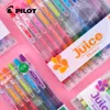 Pennpilot Juice Color Gel Pen 6/12 Färguppsättning LJU10EF 0,5 mm Metal Color Press Vattenbaserat penna Handkonto för studenter