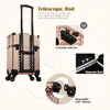 Makeup Train Cases Travel Professional Suitcase with Wheels Make Up Trolley Box Cosmetic Case Briefcase for Nail Manicure Hair Salon 230628