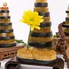 Objetos decorativos Estatuetas Japonês Ikebana Kenzan Long Round Agulha Flor Sapo Alfinete Ponta Agulha de Latão Ferramentas Fixas Decoração de Jardim 230629