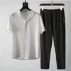 Men S Tracksuits T Shirts Pants Summer Sportswear Casual Set Jogger Man Fashion Quick Torking Hombre Moownuc 230629