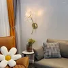 Wandlamp Slaapkamer Nachtkastje Creatieve Bloem AchtergrondlampModern Eenvoudig Tuinlicht Luxe