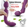 Massager dubbele vibrator voor vrouwen krachtige magische toverstaf clitoris vagina massage anale plug g spot trillende volwassenen sexy