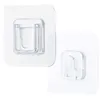 New Double-Sided Adhesive Wall Hooks Hanger Strong Transparent Hooks Suction Cup Sucker Wall Storage Holder For Kitchen Bathroom