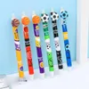 Pens 36 pcs/lot Creative Football Basketball Erasable Gel Pen 0.5mm Blue Ink Pens Gift Stationery Office School Supplies wholesale