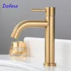 Kökskranar LASO DECK MOMBER BASIN Polerad SUS304 FAUCET THAW SKICK SNALT TRAKT MONTERAD Toalett Kall Mixer Vatten TAP