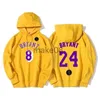 Herrtröjor tröjor män hoodies basket fans bryant 8 24 sporttryck tröjor crewneck sportkläder hooded casual tops spring pullover j230629