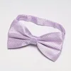 Bow Ties Hooyi Solid Color Fjärilar Bowknot Herr Bowtie Plaid Butterfly