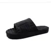 Slippers 2023 Winter House Comfortable Non-slip Warm Plush Leather Cotton Drag Men And Women Couple Shoe