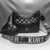 Verkoop Kurt Eagle Head Womens Bag Diamond Crossbody Bags Black Single Shoulder Bag Leather Designer Bag Lady Cross Body Messenger Bag 230629