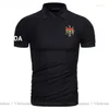 Hommes Polos Moldavie Moldave MDA MD Polos Hommes À Manches Courtes Marque De Mode Imprimé Pour Pays 2023 Coton Nation Équipe Drapeau Est