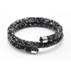 Bangle Multi-Layer Crystal Sequin Armband Fashion Circle Rhinestones Luxury Jewelry Bangles Charm Beacelets Gift for Women