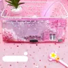 Toys New 2022 Cute Multifunction Quicksand Glitter Style Pencil Case Largecapacity Stationery Box Creative School Supplies Pen Box