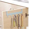 Новые крючки для задней двери кухонного шкафа Многофункциональные крючки для задней двери Ванная комната Крючки из нержавеющей стали