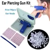 Nombril Cloche Bouton Anneaux Pro Oreille Piercing Pistolet avec 98 pcs Goujons Kit Outil Ensemble Nez Corps 230628