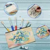 Sacs Canvas Sac Zip Canvas Sac crayon Canvas Cosmetic Bag DIY Craft Sac Cosmetic Sac Voyage DIY Crafts école Cosmetic Sac 20