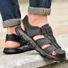 Sandals Genuine Leather Casual Shoes For Men High Quality Classic Summer Outdoor Walking Sneakers Breathable 230629