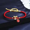 Charm-Armbänder, Ratten, rotes Seil-Armband für Frauen und Mädchen, Wunschschmuck, Party, Geburtstag, Armreif, Weihnachtsschmuck, Weihnachtsgeschenk-Zubehör