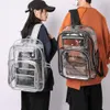 School Bags Womens Backpack Transparent PVC Bag Clear Backpacks for teenagers Men Stadium Approved Concerts 230629