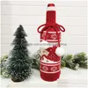 Kerstversiering Wijnfles Er Party Ornament Mini Geruite Jas Trui Tassen Xmas Jaar Diner Decoratie Jk2010Xb Drop Levering Dhigl