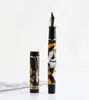 Ручки Majohn M600S Акриловая янтарь фонтана ручка F/M/Bent nib с конвертером отличное качество офисного пера для написания бизнеса подарок