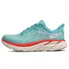 2023 Hoka One One Clifton 9 Athletic Running Shoes Bondi 8 Carbon Men Women Women Sneakers Shock Absorbing Road Fashion Designer Sapato causal de alta qualidade