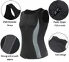 Taille Ventre Shaper Hommes Minceur Corps Shaper Fermeture Éclair Noir Poitrine Chemise De Compression Gynécomastie Moobs Maillot De Corps Entraînement Taille Entraîneur Sweat Gilet 230629