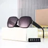 Mode Sport Sonnenbrille 9333 für Männer Unisex Büffelhorn Brille Herren Damen randlose Sonnenbrille Silber Gold Brillenbox